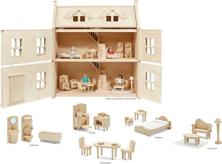 Actual product image Plantoys Houten Speelgoed Victoriaanse meubelset