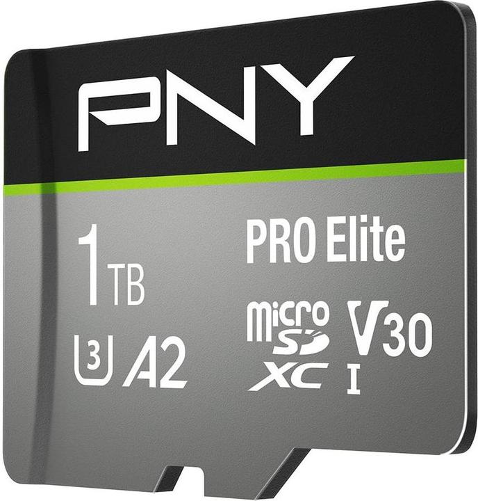 Actual product image PNY Pro Elite (1000 GB, microSDXC, U3, UHS-I)