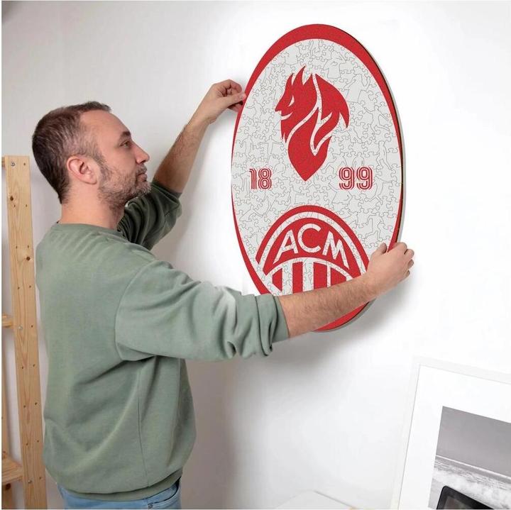 Immagine prodotto Iconic AC Milan - Logo retrò - Puzzle in Legno Taglia M (270 Pezzi) (270 pezzi)
