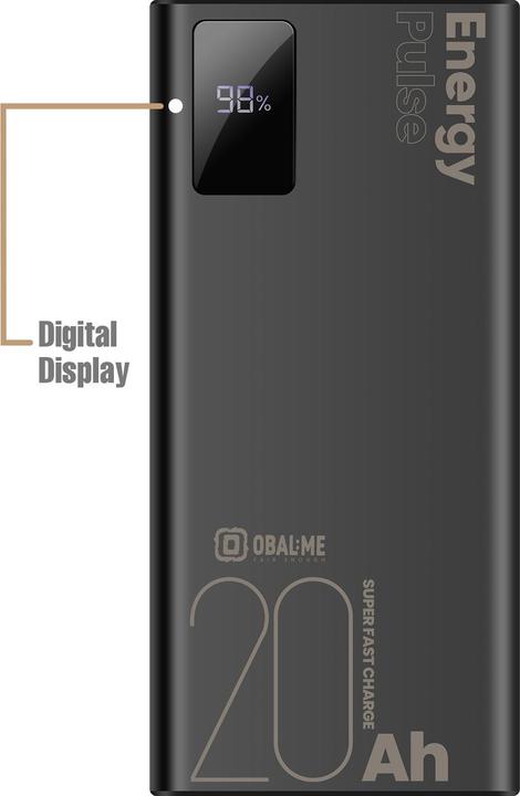 Image du produit Obal:Me EnergyPulse (20000 mAh, 22.50 W, 23 Wh)