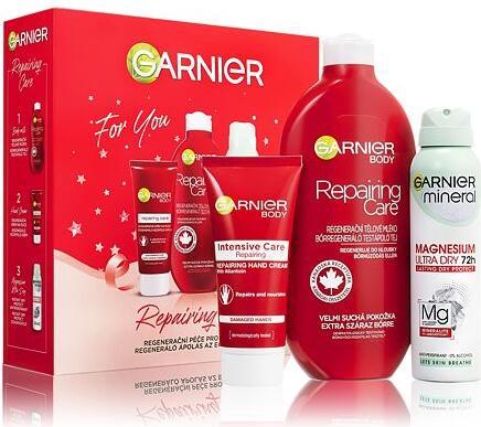 Actual product image Garnier Repairing Care Gift Set (Body cream, Body lotion, 400 ml)