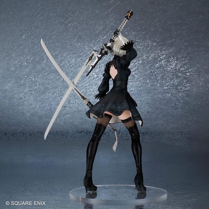 Actual product image Square Enix NieR:Automata PVC Statue 2B (YoRHa No. 2 Type B) Ver. 2.0 29 cm