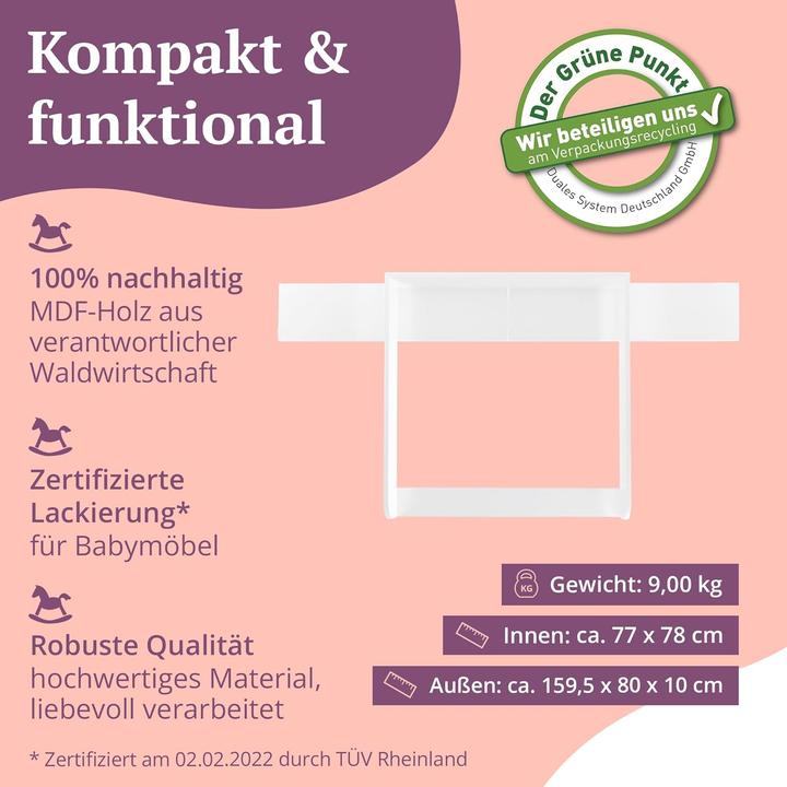 Produktbild Puckdaddy Wickelaufsatz Levi