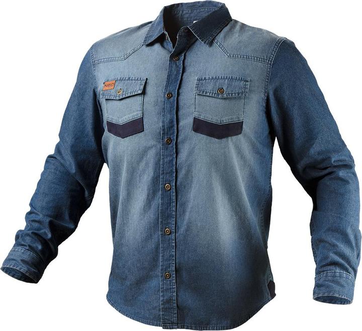Neo Koszula robocza (Koszula robocza DENIM, rozmiar S) (S)