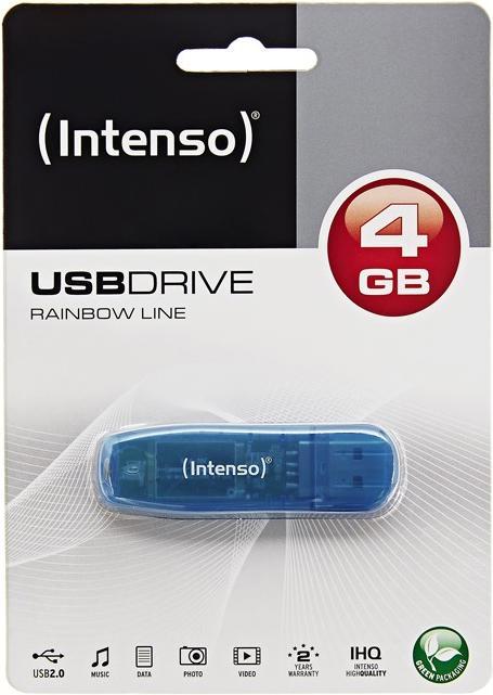 Image du produit Intenso Ligne arc-en-ciel (4 Go, USB-A)