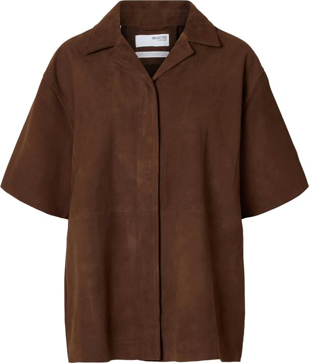 Actual product image Selected Femme 100% Wildleder Kurzarmhemd (40)