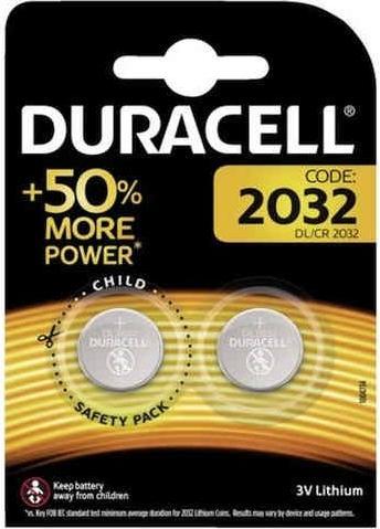 Actual product image Duracell Baterie litowe DL 2032 (x 2) (2 pcs., CR2032, 220 mAh)