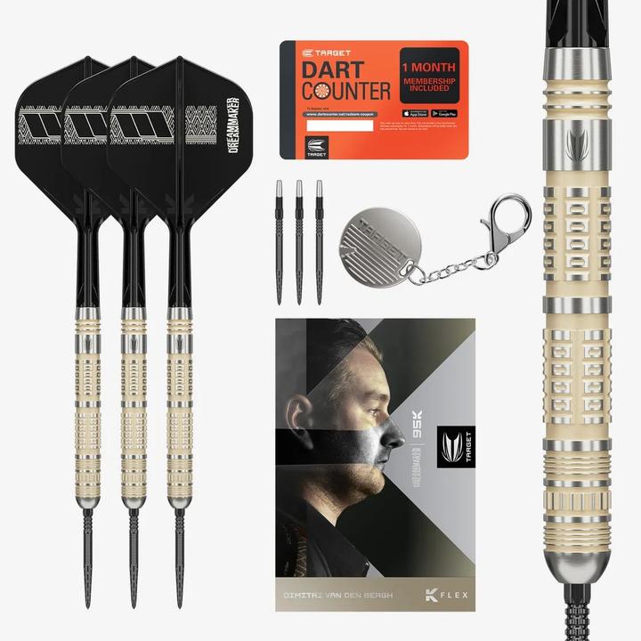 Image du produit Target Steeldart Dimitri Van den Bergh 95K, 23g (23 g)
