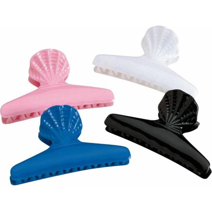 Comair Mehrfarbig Haarklammer + Haarclips, Fashion Hair-Clips 12Er Sortiert (12 Stk.)