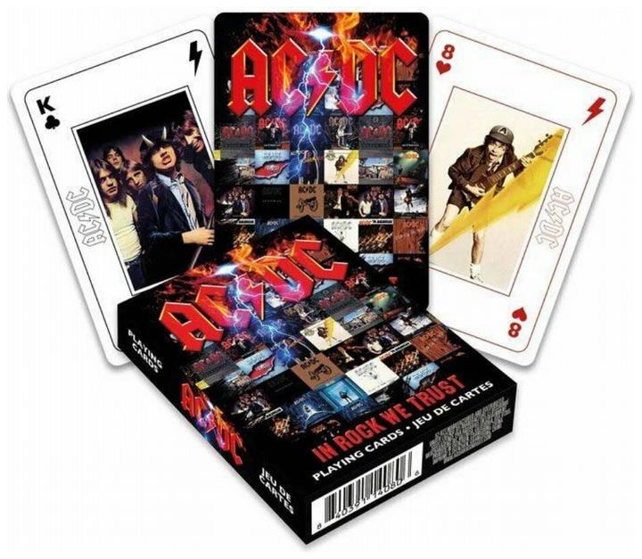 Image du produit Aquarius AC/DC - In rock we trust - Jeu de cartes (Anglais)
