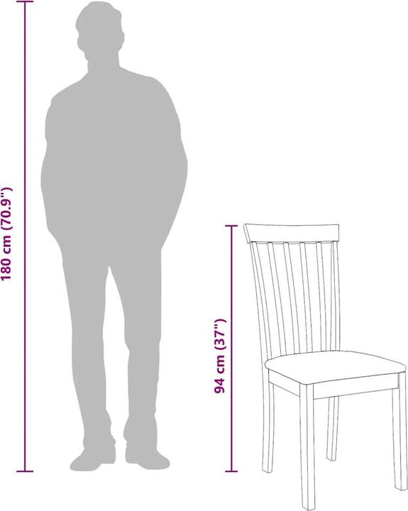 Produktbild vidaXL Esszimmerstuhl