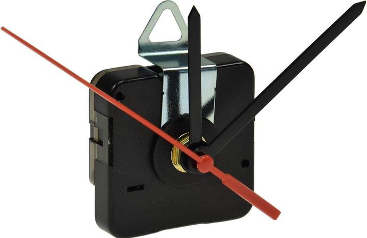 Produktbild König Design Quarz Uhrwerk Wanduhr schleichend lautlos leise tickend Zeigersatz Kunststoff