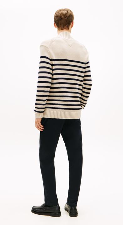 Produktbild Tommy Hilfiger Breton Cotton Stripe Mock Neck (S)