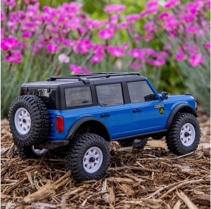 Image du produit Axial Rock Crawler SCX30 Ford Bronco 1:30 RTR Blau (RTR Prêt à fonctionner)