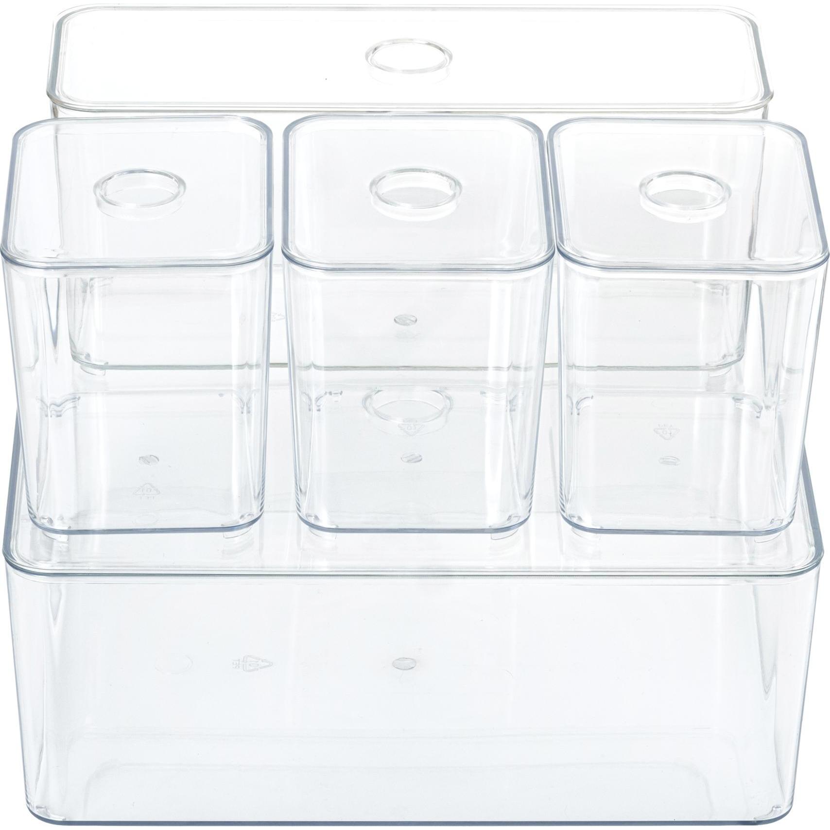 Olsen Home Storage for Bathroom - Three different sizes - 5 pcs, Vorratsbehälter