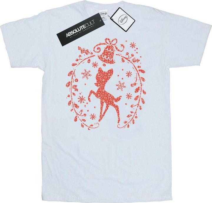 Immagine prodotto Disney Bambi Christmas Wreath Maglietta Uomo (S)