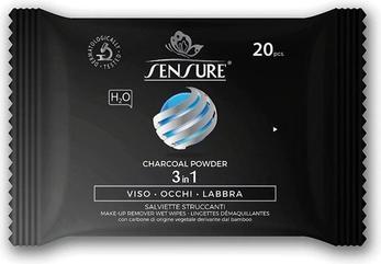 Sensure Reinigungs-Tücher mit Kohle und pflanzlichen Extrakten - 20 Stück