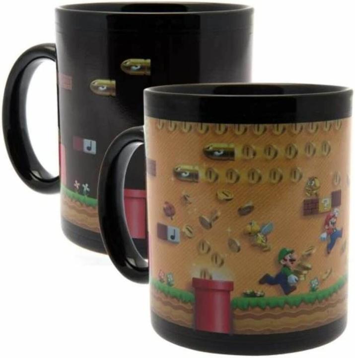 Actual product image Pyramid Tazza Super Mario Bros : Gold Coin Rush Heat Change (295 ml, 1 x)