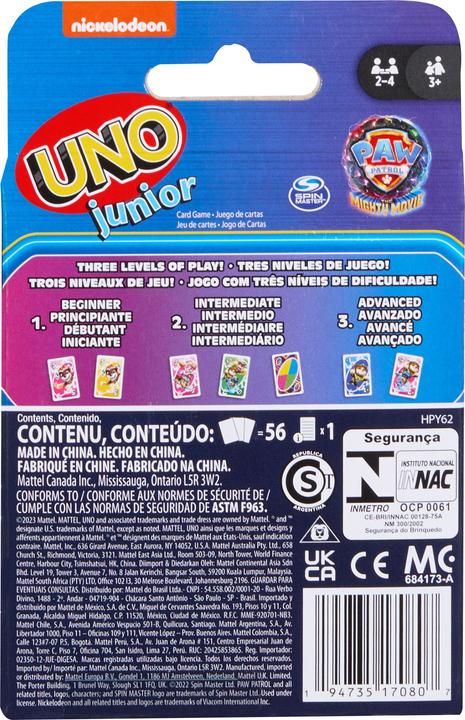 Produktbild Mattel Games Junior Paw Patrol 2 (Multilingual)