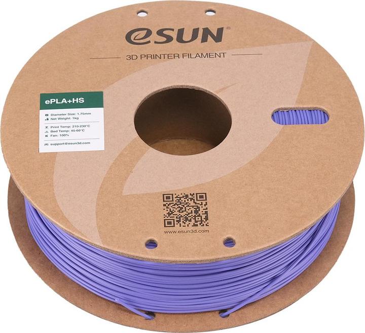 Produktbild eSUN EPLA+HS 1,75mm VERY PERI 1kg (PLA+, 1.75 mm, 1000 g, Violett)