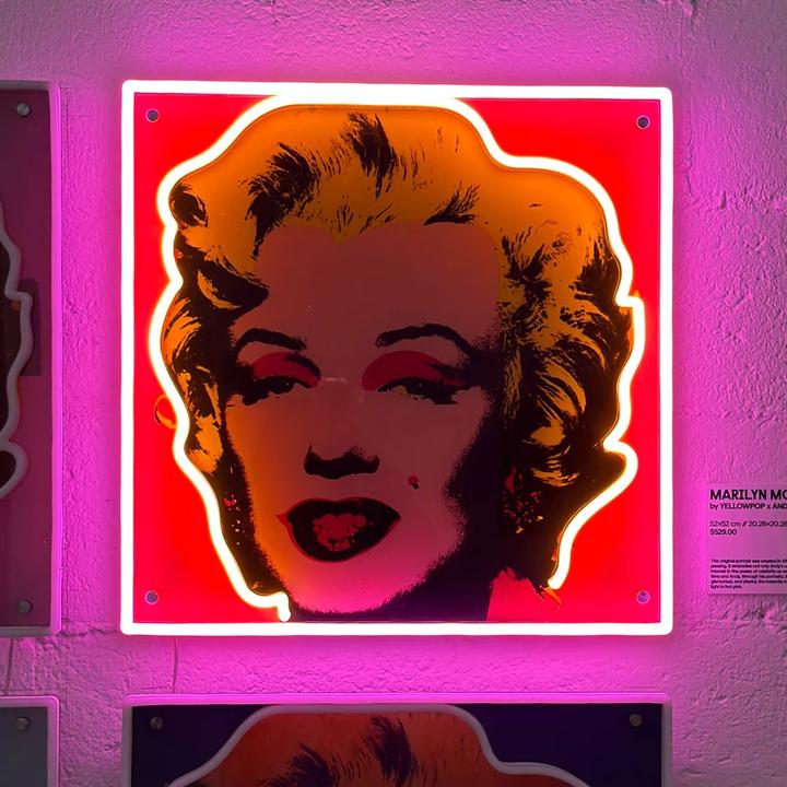 Actual product image YellowPop Andy Warhol Marilyn Monroe Small