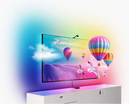 Produktbild Nanoleaf 4D V2 TV Screen Mirror + Lightstrip bis 65 Zoll TV (Mehrfarbig, 9.33 cm, Indoor)