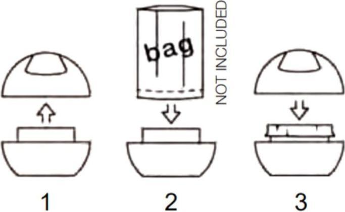 Actual product image spirella Bowl-Matter royal blue waste bin (1 l)