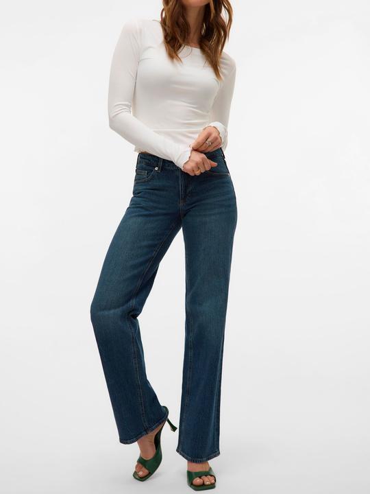 Produktbild Vero Moda VMVANESSA Niedrige Taille Weiter Beinschnitt Jeans Weit geschnitten (W26/L30)