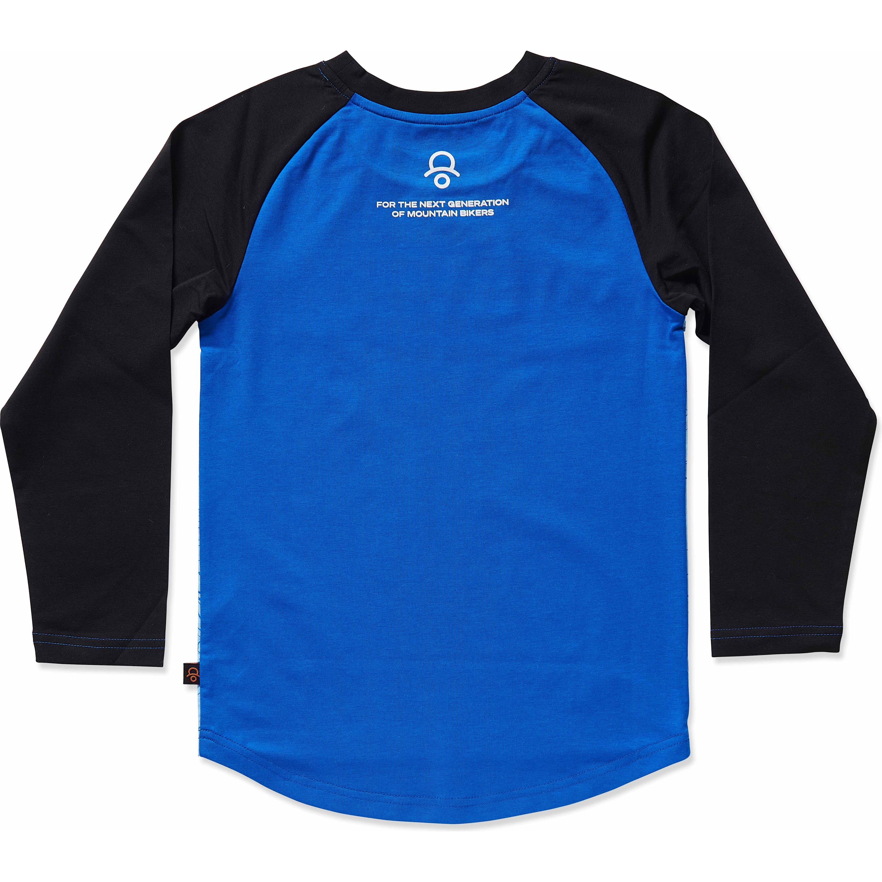 Thumbnail - Kids Ride Shotgun, Jungen, Velotrikot, Dino Windproof Kids MTB Jersey (110, 116, 115 A), Blau, 110, 115 A, 116