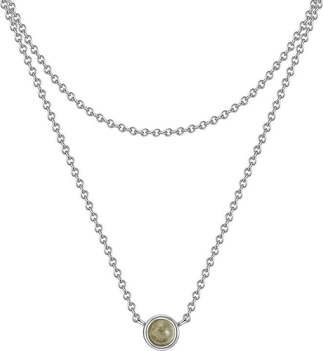 Produktbild Glanzstücke München Damen Sterling Silber Labradorit silber 42,0/36,0 cm Basiskette + 5,0 cm Verläng - 29978 (Sterling Silber)