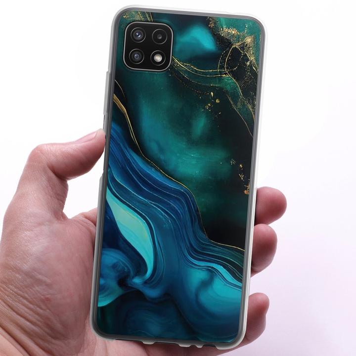 Produktbild DeinDesign Silikon Hülle für Samsung Galaxy A22 5G Handyhülle Case Smartphone Schutzhülle Art Farbverlauf (Samsung Galaxy A22 5G)
