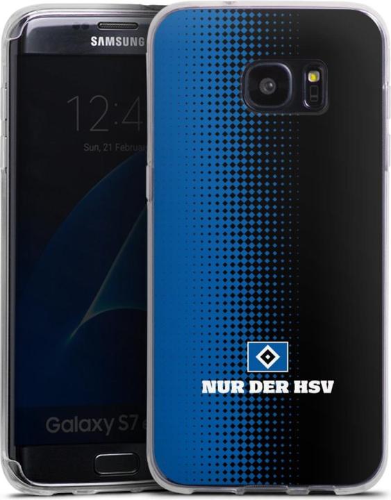 Actual product image DeinDesign Silikon Hülle für Samsung Galaxy S7 Edge Handyhülle Case Smartphone Schutzhülle HSV Logo (Samsung Galaxy S7 Edge)