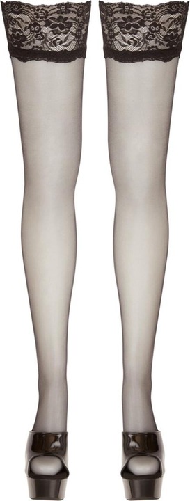 Actual product image Cottelli Collection Hold up lace stockings (3XL)