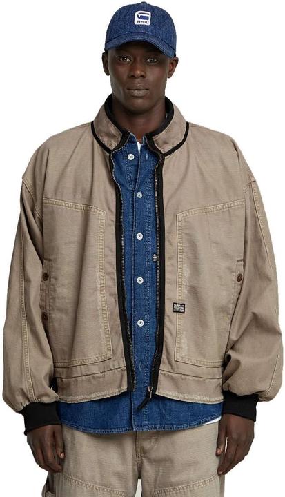 Actual product image G-Star Oversized Denim Bomber with Comfortable Fit and Original Look (M)