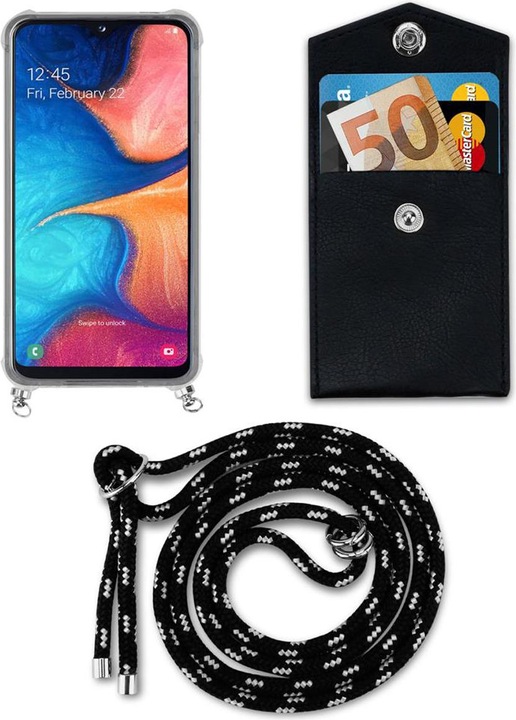 Produktbild Cadorabo TPU Handy Kette SILBER Cover