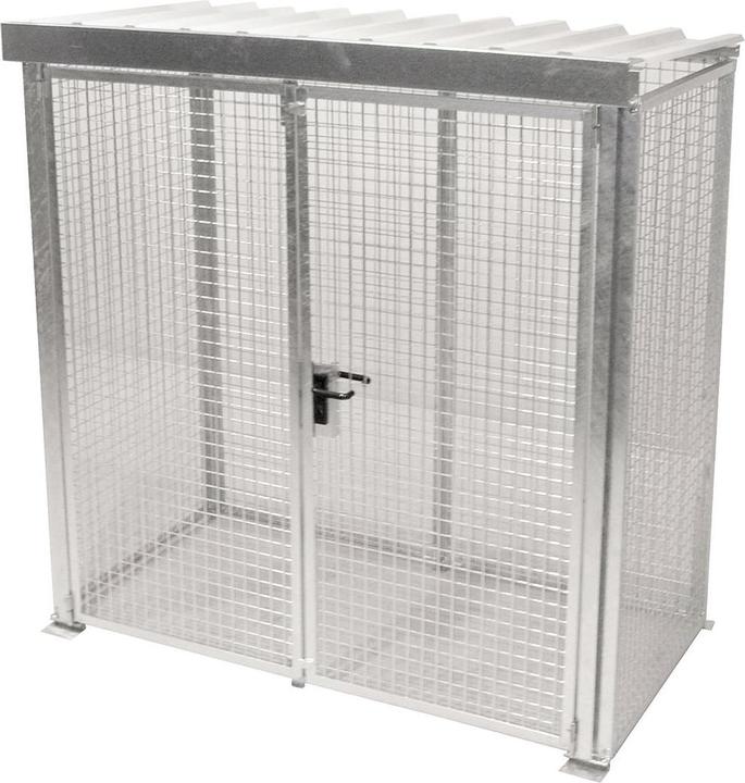 Produktbild eurokraft pro Gasflaschen-Gittercontainer