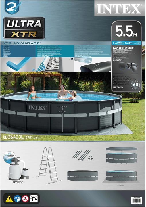 Produktbild Intex Ultra Xtr frame (Ø 549 x 132 cm)