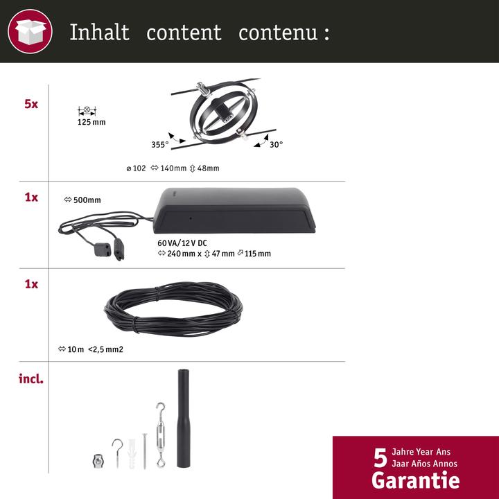 Produktbild Paulmann Wire System Cardan (GU5.3)