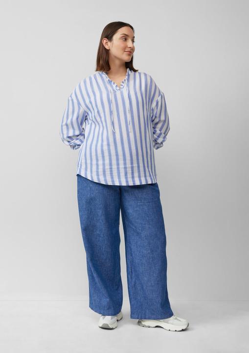 Produktbild S.Oliver Bluse Bluse mit Rüschen und Glitzergarn (54)