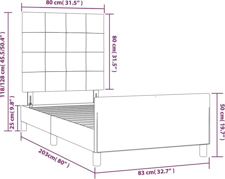 Produktbild vidaXL Xavier (160 x 200 cm)