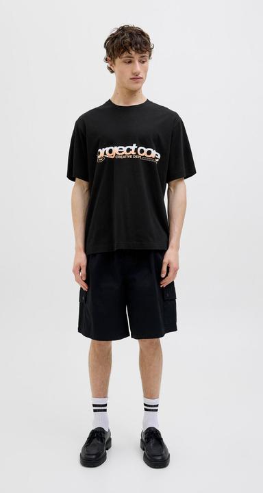 Actual product image Jack & Jones Gedruckt Rundhalsausschnitt T-shirt T-shirt (M)