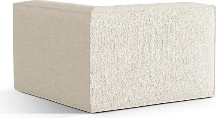 Image du produit Micadoni Module D'Assise, "Nuria", 1 Place, Ivoire, 110x110x72 Fabriqué en Europe (Canapé d’angle)