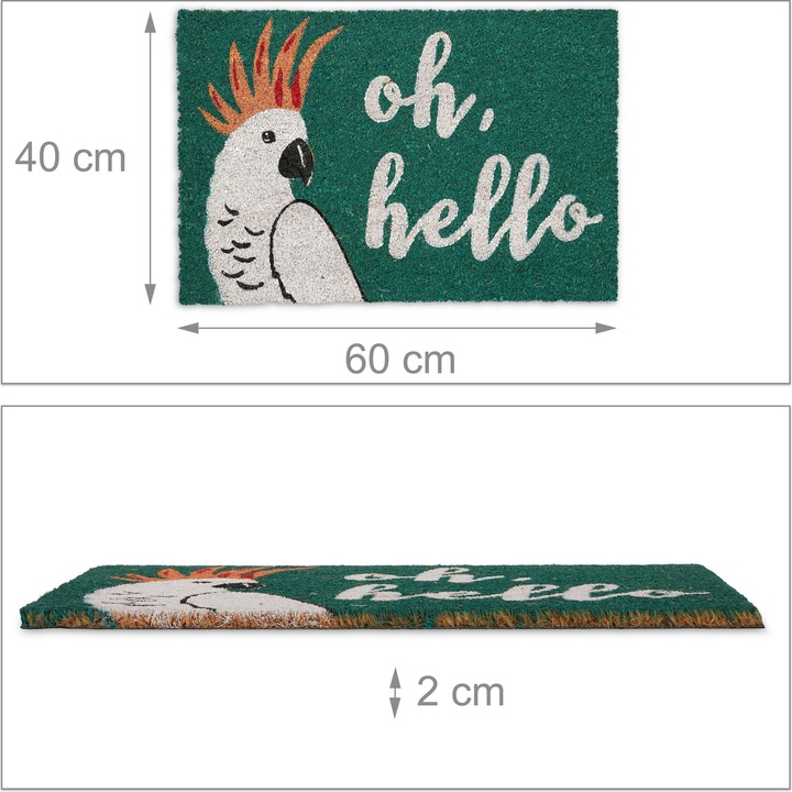 Produktbild Relaxdays Fussmatte (60 x 40 x 2 cm)