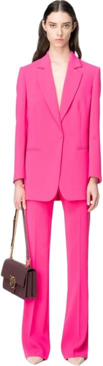 Actual product image Pinko Exagerata Button-Down Crepe Stretch Jacket (40)