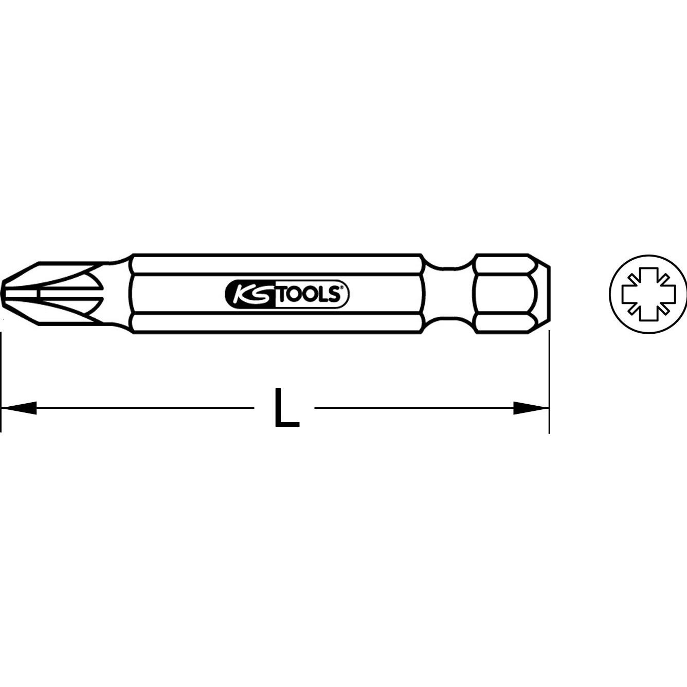 Thumbnail - KS Tools, Bits, 911.3641 (PZ1)