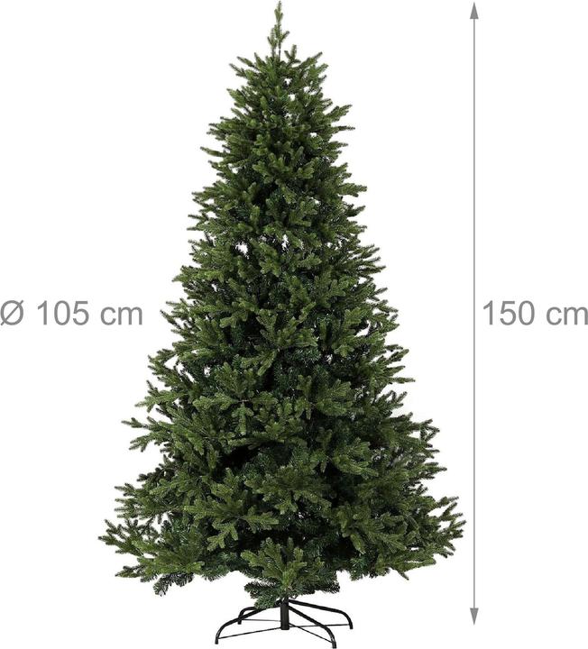 Actual product image Relaxdays Kunst-Weihnachtsbaum (150 cm)