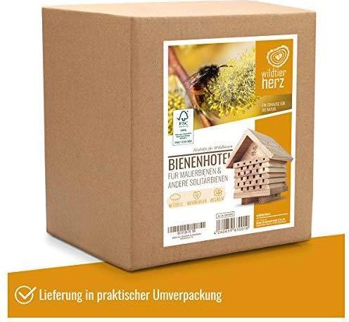 Produktbild Wildtier Herz Bienenhotel (Wildbienen, Biene)
