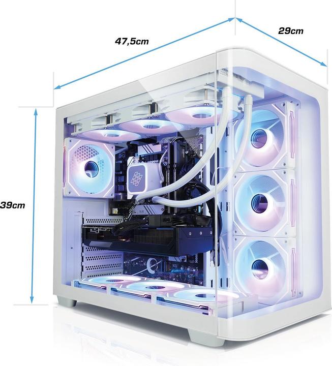 Actual product image Kiebel Panorama Curve Ultra (Intel Core Ultra 9 285K, 32 GB, 1000 GB, GeForce RTX 5060 Ti)