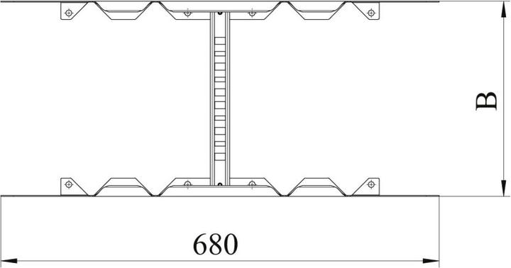 Produktbild OBO Bettermann OBO LMFV 1150 FS Multifunktionsverbinder fÃ¼r Kabelleiter (Kabel)