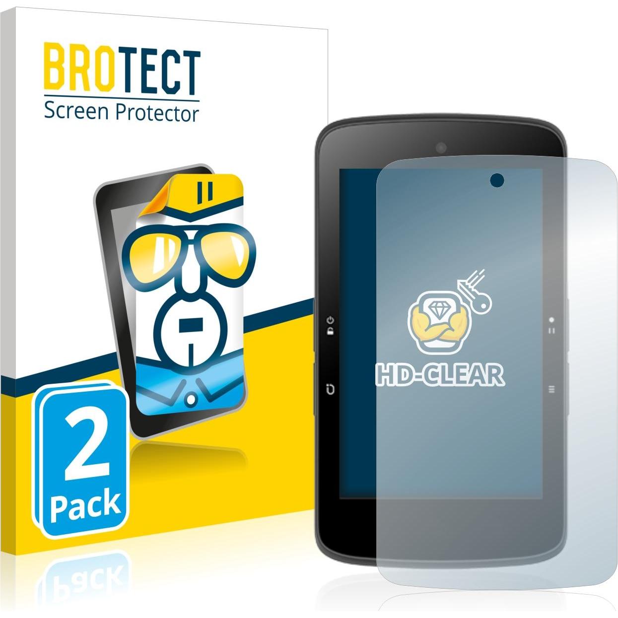 BROTECT, Accessori per navigatori GPS, Pellicola Trasparente